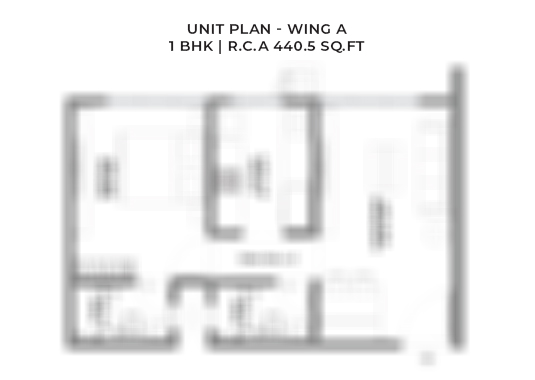 Floor Plan 2 1bhk